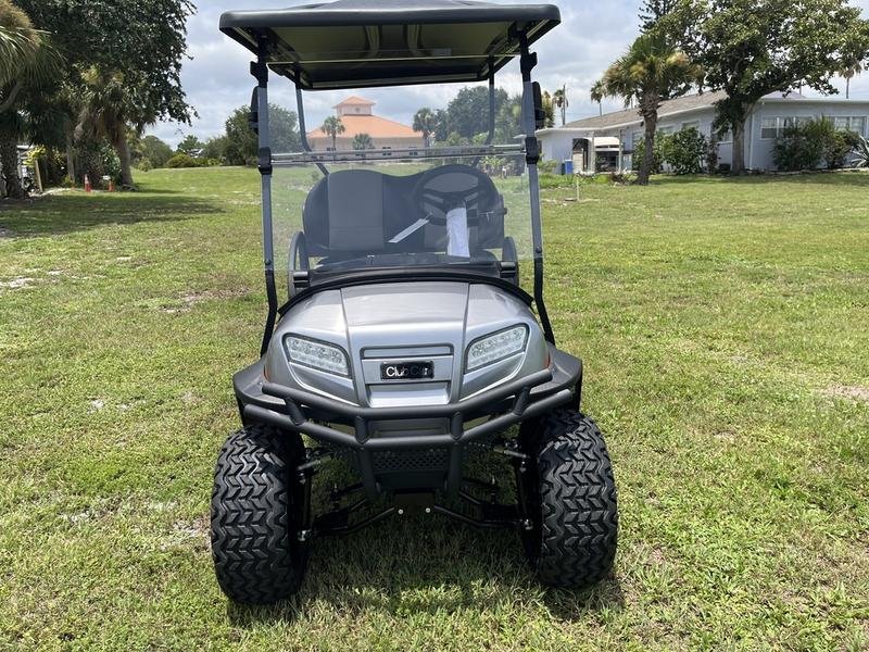 2026 Club Car Onward Lifted 4-Passenger Gas PTV | Pearl Mist Gray | Premium Range!