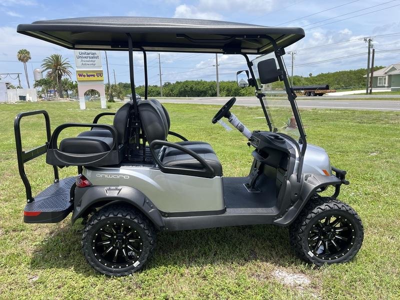 2026 Club Car Onward Lifted 4-Passenger Gas PTV | Pearl Mist Gray | Premium Range! - Image 2