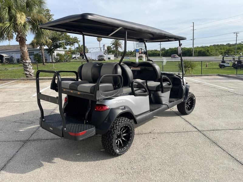 2026 Club Car Onward Lifted 6-Passenger Gas PTV | Metallic Signature Silver | Range Ready! - Image 2